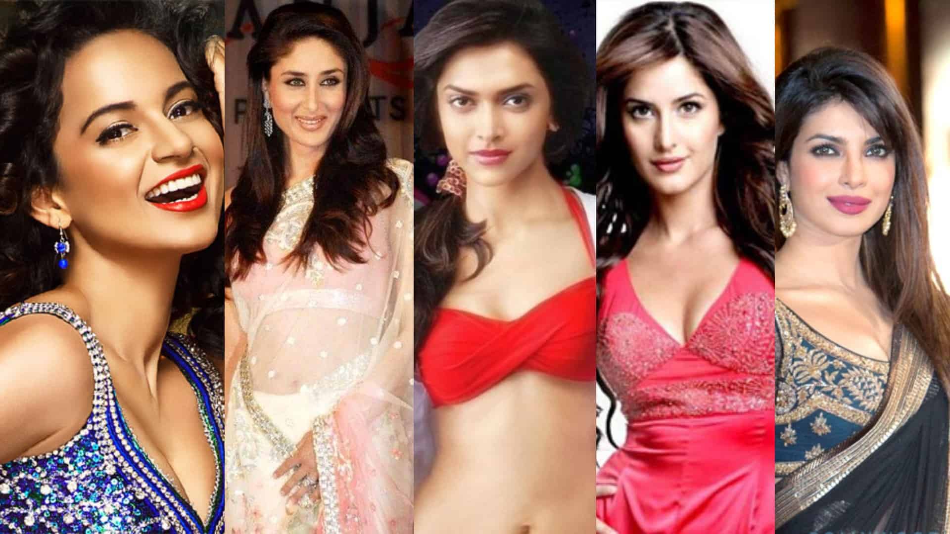 Topp 50 høyeste skuespillerinner i Bollywood