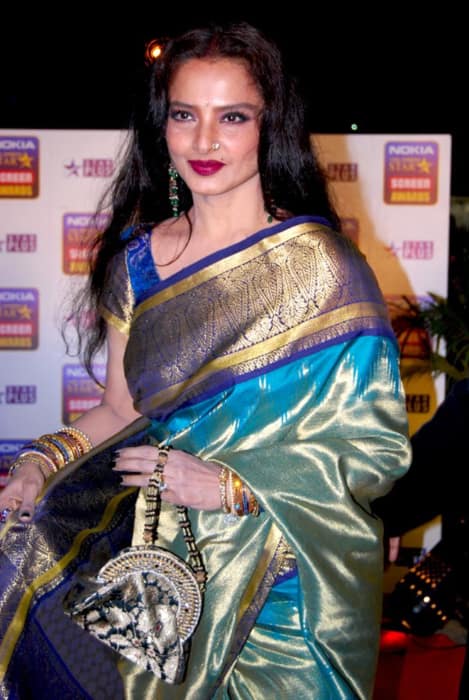 Rekha στα 14α ετήσια βραβεία Star Screen Awards τον Ιανουάριο του 2008