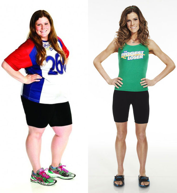 Rachel Frederickson før og etter vekttap