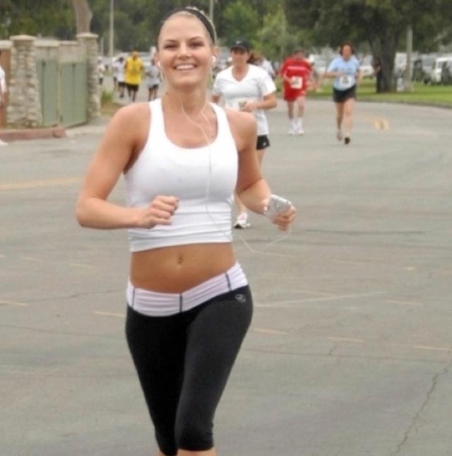 Η Jennifer Morrison προπόνηση στο τρέξιμο