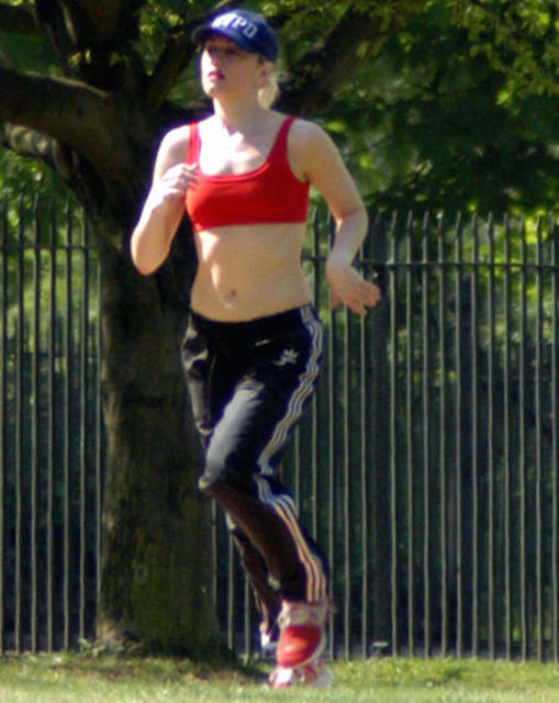 Bežecké cvičenie Gwen Stefani