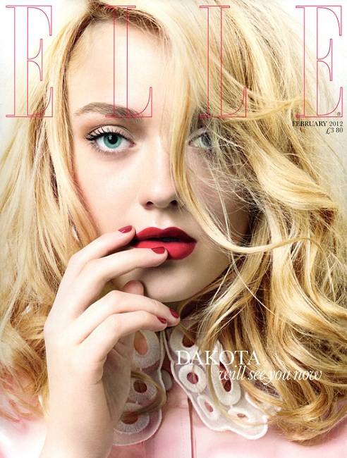 Η Ντακότα Φάνινγκ στο εξώφυλλο του Elle UK