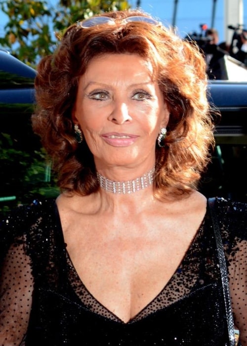 Η Sophia Loren όπως φαίνεται σε μια φωτογραφία που τραβήχτηκε στο Φεστιβάλ των Καννών τον Μάιο του 2014
