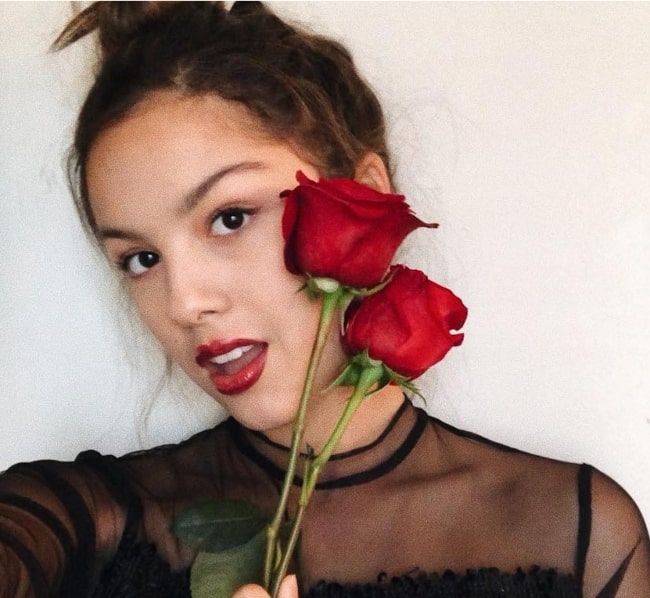 Olivia Rodrigo i en selfie i oktober 2018