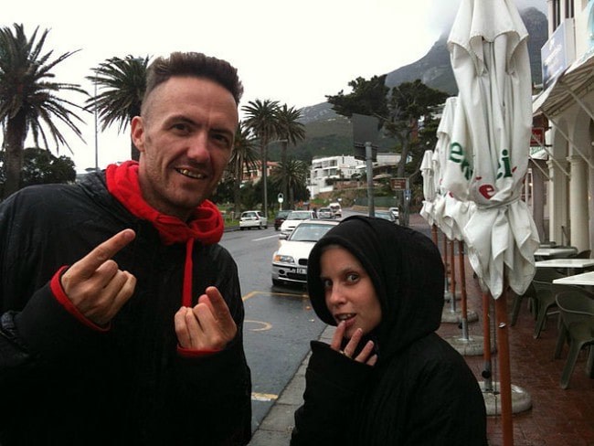 Yolandi Visser og Die Antwoord Ninja som set i december 2012