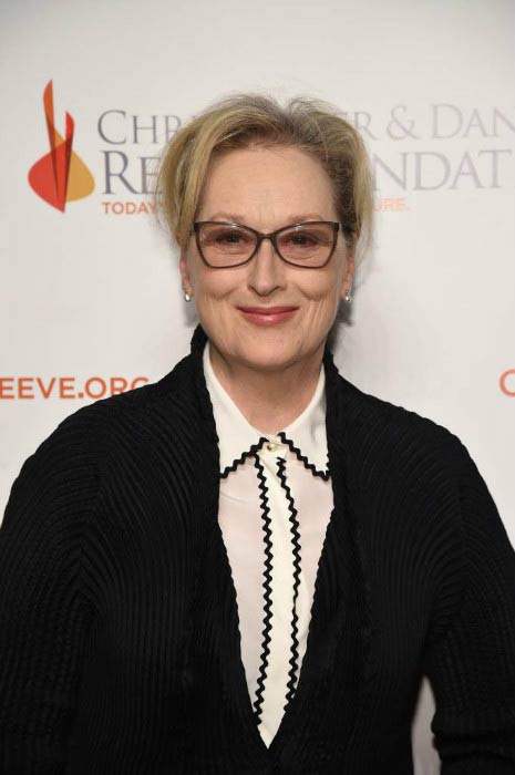Meryl Streep ved Christopher & Dana Reeve Foundation -arrangementet i november 2016