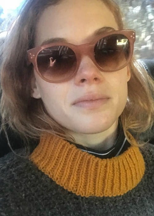 Jane Levy selfiessä huhtikuussa 2018
