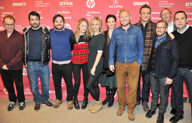 Joan Cusack näyttelijöineen ja miehistöineen osallistuu "The End Of The Tour" -elokuvaan vuoden 2015 Sundance-elokuvafestivaalin aikana 23. tammikuuta 2015