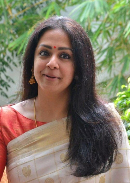 Jyothika όπως φαίνεται σε μια φωτογραφία που τραβήχτηκε στο Chennai της Ινδίας τον Οκτώβριο του 2019