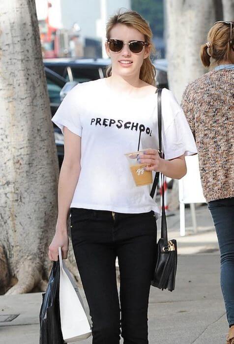 Emma Roberts bola v západnom Hollywoode v januári 2015