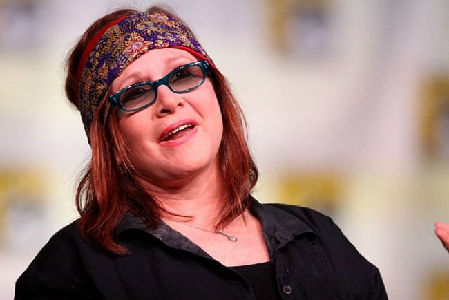 Carrie Fisher vuoden 2012 San Diego Comic-Con Internationalissa