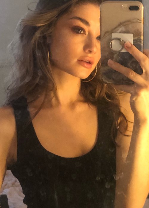 Monica Ollander v selfiju, kot je prikazano septembra 2018