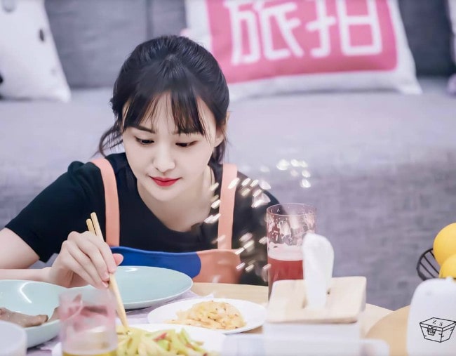 Zheng Shuang v příspěvku na Instagramu, jak je vidět v září 2019