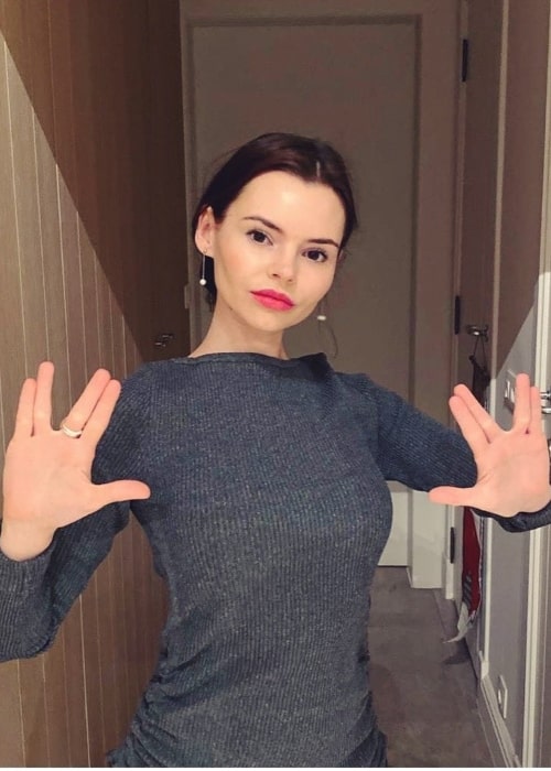 Eline Powell, jak je vidět na obrázku, který byl pořízen v prosinci 2019