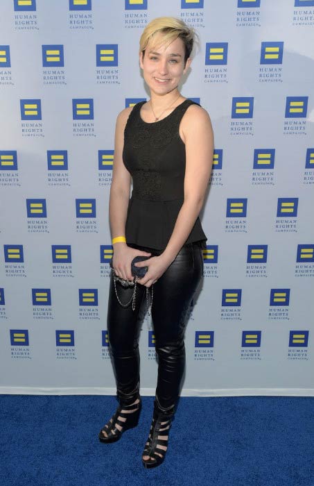 Bex Taylor-Klaus ved menneskerettighedskampagnen Los Angeles Gala i marts 2015