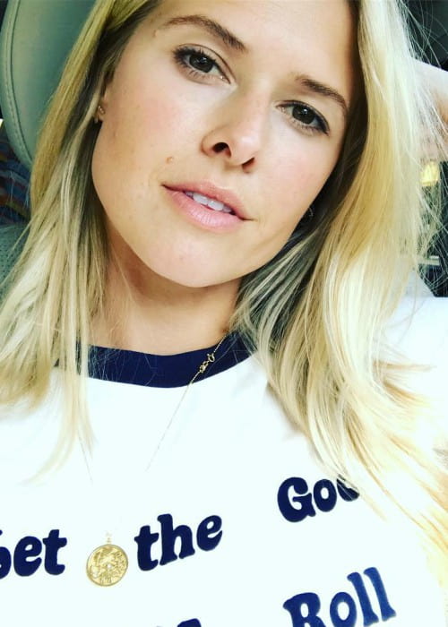 Sarah Wright Olsen i en Instagram-selfie som ble sett i februar 2018