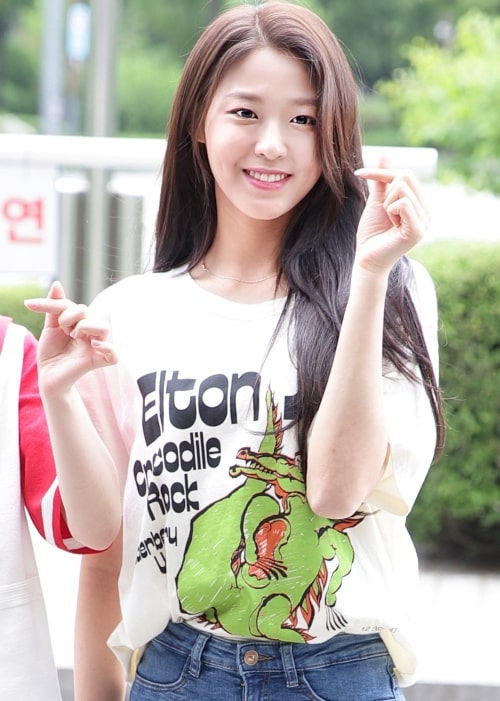 Kim Seol-hyun som set på et billede taget den 27. maj 2018