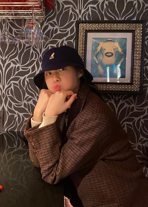 Η Kim Seol-hyun όπως φαίνεται σε μια φωτογραφία που τραβήχτηκε τον Δεκέμβριο του 2019