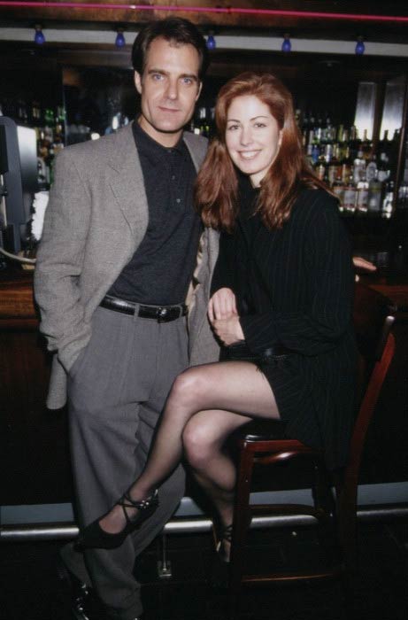 Η Dana Delany και ο Henry Czerny σε μια ιδιωτική εκδήλωση στη Νέα Υόρκη τον Ιανουάριο του 1995
