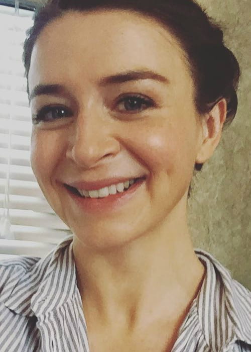 Caterina Scorsone i en Instagram-selfie i oktober 2017
