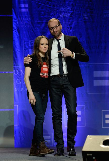 Ellen Page HRC:n Time to Thrive -konferenssissa helmikuussa 2014