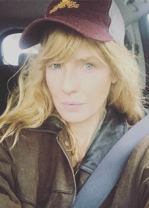 Kelly Reilly i en Instagram -selfie set i december 2017