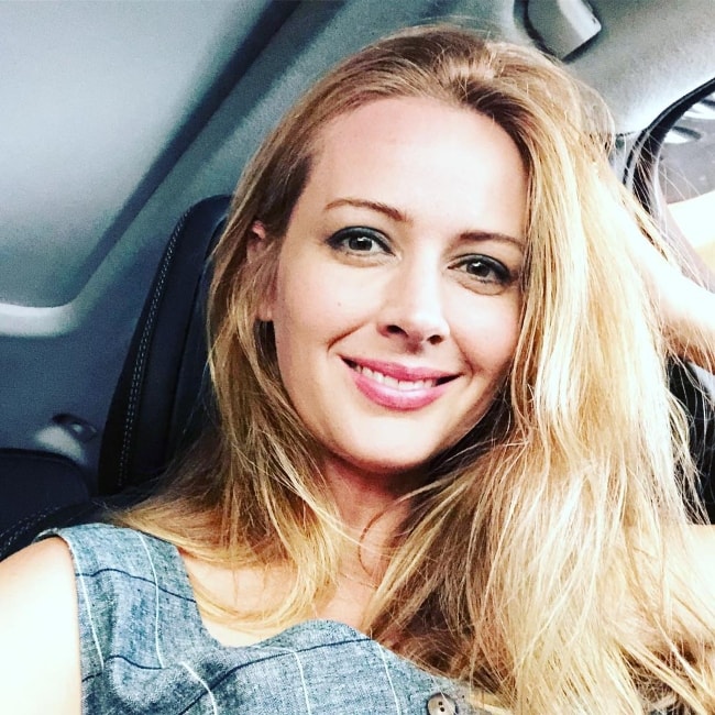 Amy Acker i en Instagram -selfie i maj 2018