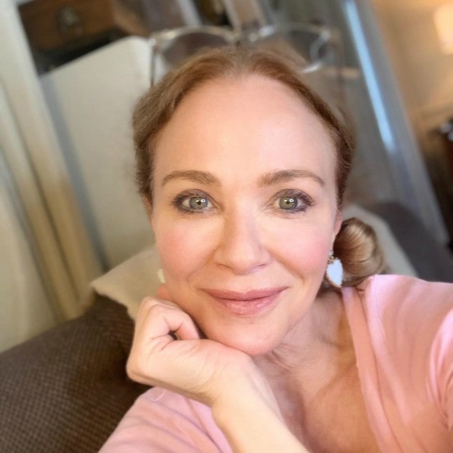Lauren Holly i en Instagram-selfie som set i juli 2020
