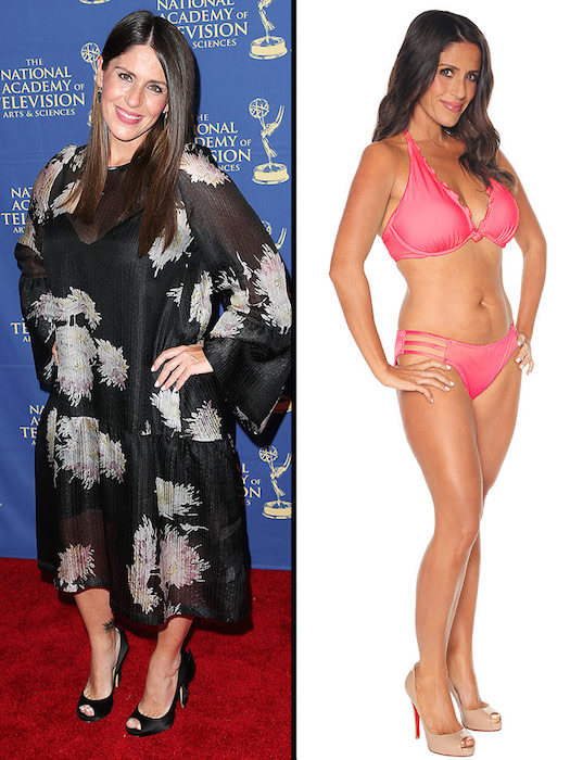 Soleil Moon Frye i juni 2014 (venstre) og efter vægttab i marts 2015 (højre)