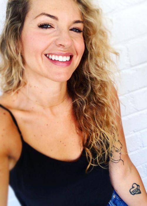 Briana Buckmaster set i en selfie, der blev taget i oktober 2020