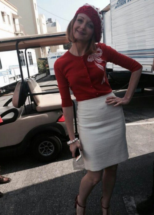 Jayma Mays som set i et Instagram -indlæg i marts 2015