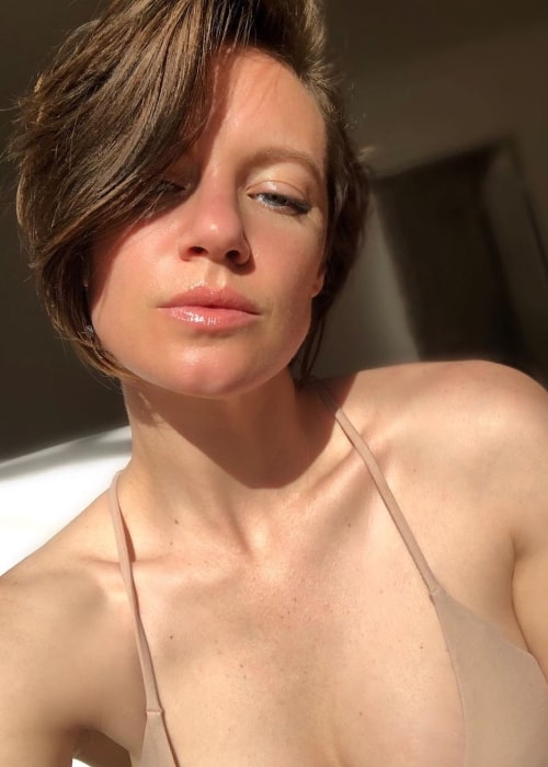 Danielle Savre, kot je razvidno iz selfija, posnetega v Los Angelesu v Kaliforniji maja 2020