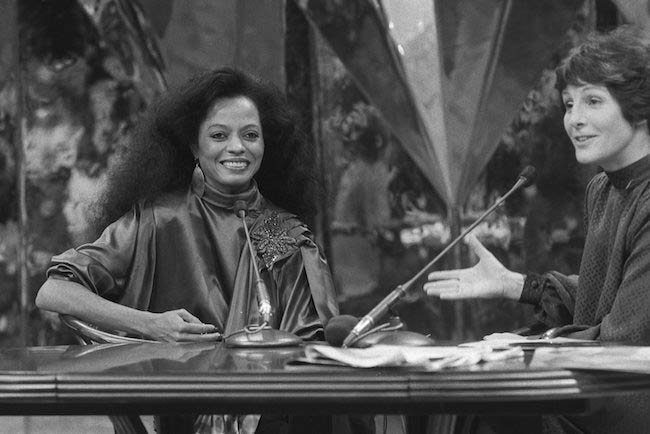 Diana Ross i programmet 'Mies' i 1981