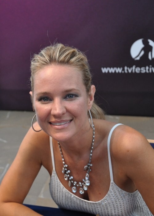 Η Sharon Case απεικονίζεται στο τηλεοπτικό φεστιβάλ Μόντε Κάρλο του 2013