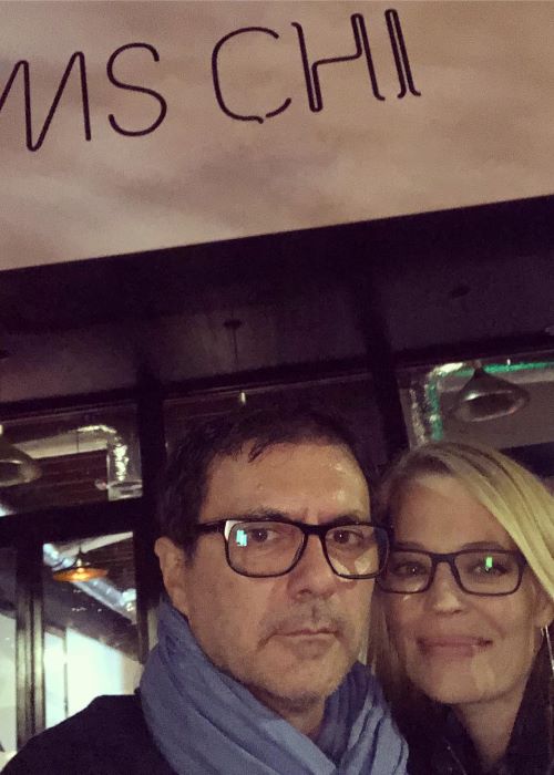 Η Jeri Ryan με τον σύζυγό της Christophe Eme όπως φαίνεται στο προφίλ της στο Instagram τον Δεκέμβριο του 2018