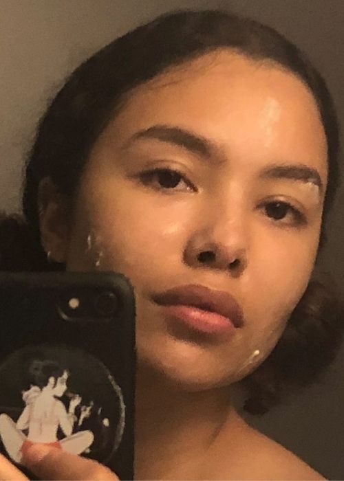 Η Τζέσικα Σούλα βγάζει selfie τον Οκτώβριο του 2019