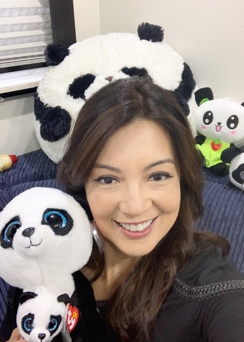 Η Ming-Na Wen σε μια selfie τον Οκτώβριο του 2018