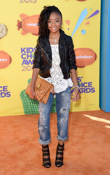 Skai Jackson Nickelodeonin Kids Choice Awards -gaalassa 2015