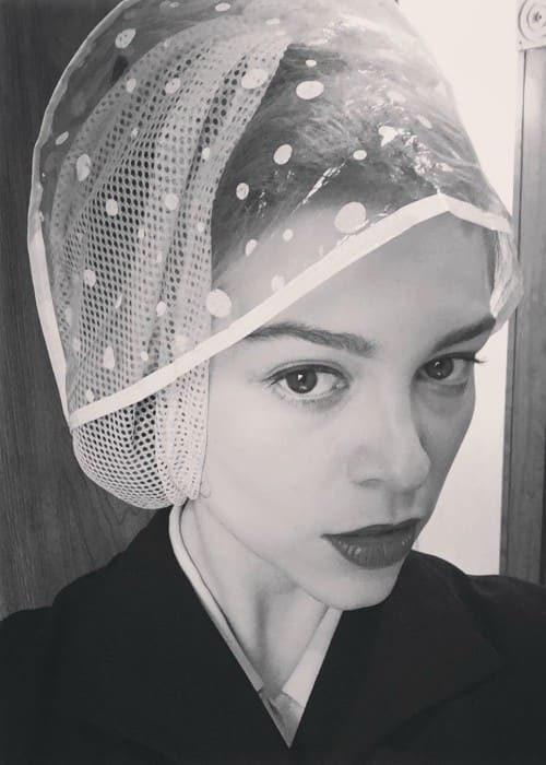 Sophie Cookson i en Instagram -selfie i november 2017
