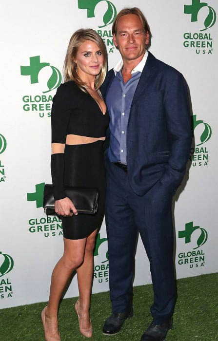Eliza Coupe og Darin Olien på Global Green USAs 11. årlige pre-Oscar-fest i februar 2014