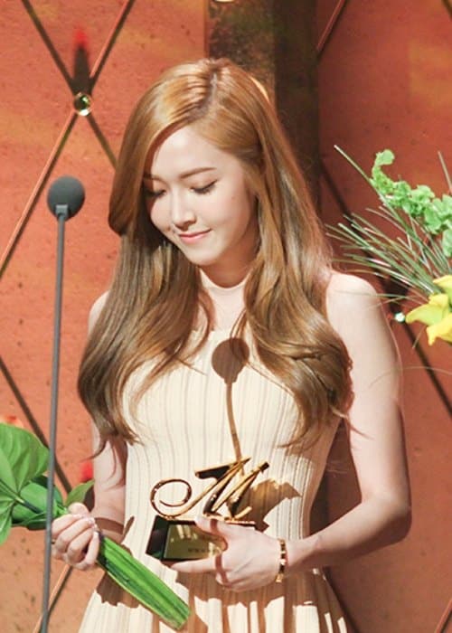 Jessica na podelitvi glasbenih nagrad junija 2013