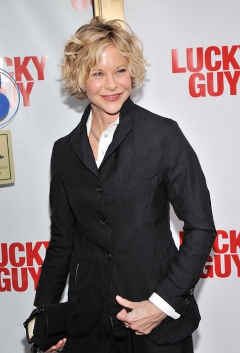 Meg Ryan osallistuu "Lucky Guy" Broadwayn avajaisiin The Broadhurst Theatressa 1. huhtikuuta 2013 New Yorkissa