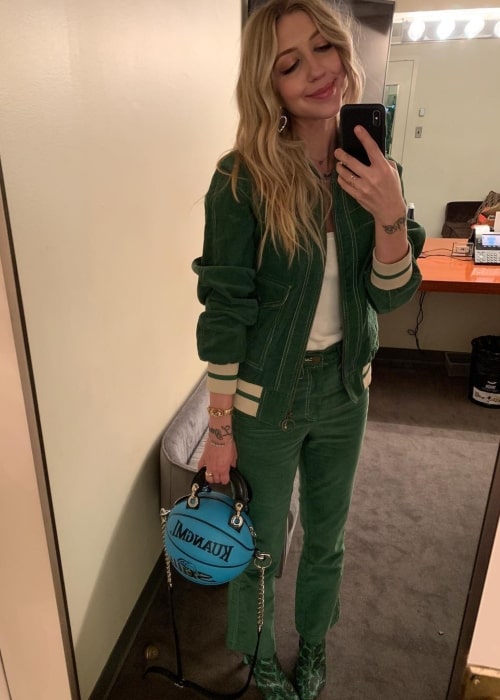 Η Heidi Gardner σε μια selfie που τραβήχτηκε τον Ιανουάριο του 2019