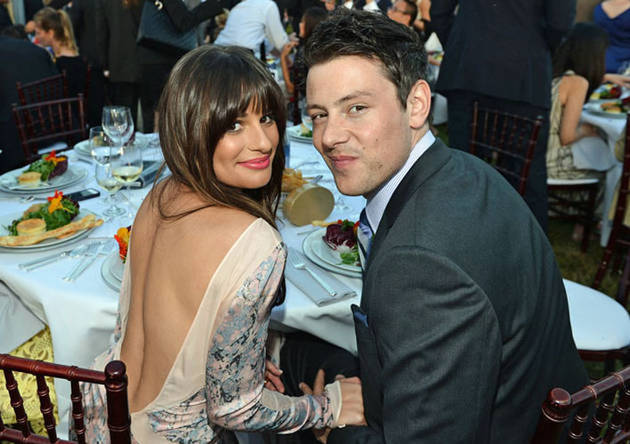 Lea Michele in Cory Monteith