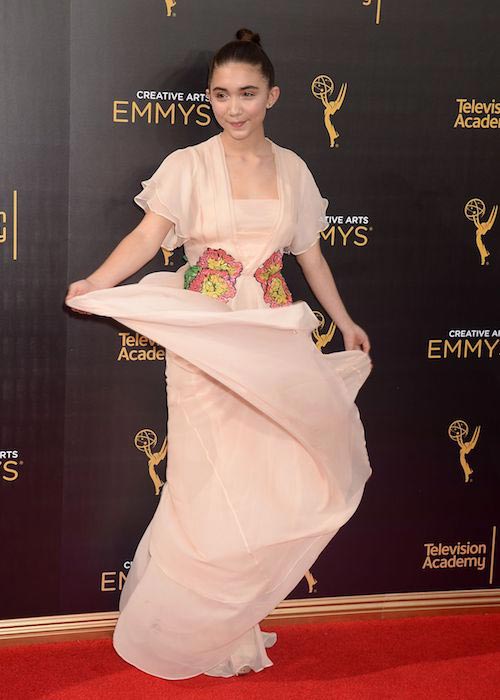 Rowan Blanchard na udeľovaní cien Creative Arts Emmy Awards v septembri 2016
