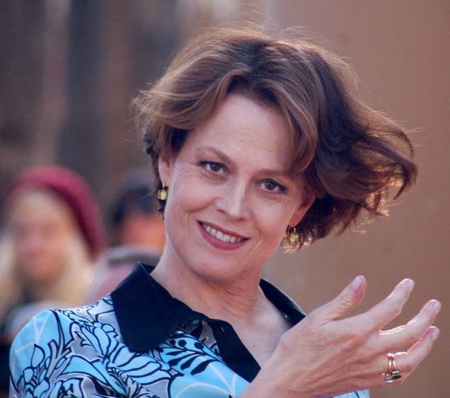 Sigourney Weaver set i december 2009