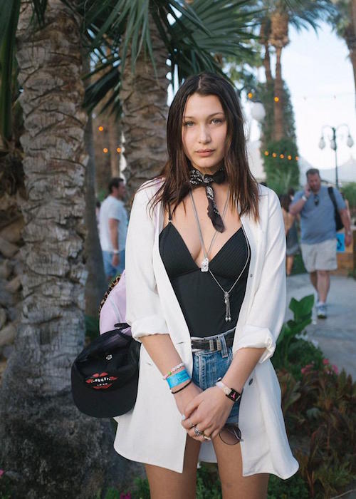 Bella Hadid Coachella Street Style -tapahtumassa 2015