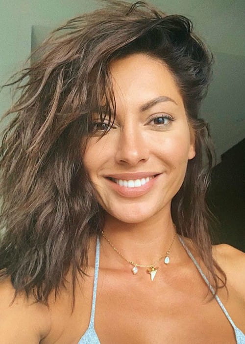Oksana Rykova i en Instagram -selfie set i juni 2020