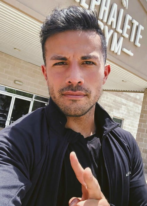 Christian Guzman i en Instagram -selfie set i juli 2018