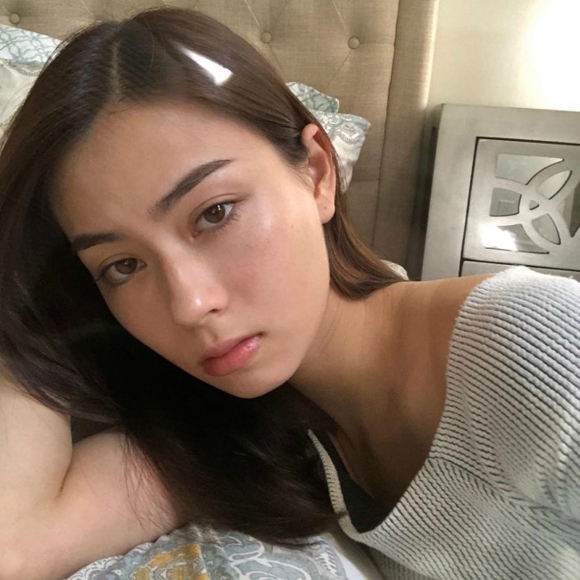 Lauren Tsai ako je vidieť na Instagramovej selfie v októbri 2018